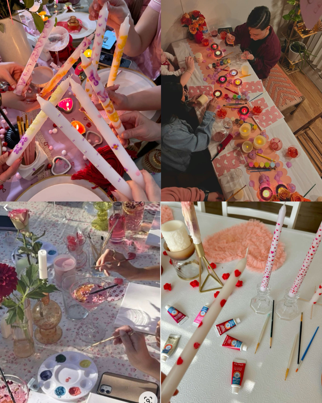 Galentines: Candle Painting